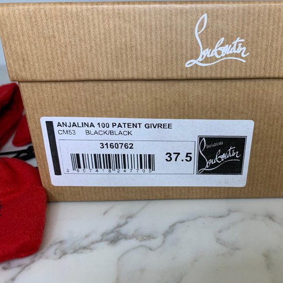 Christian Louboutin Black Anjalina Pumps